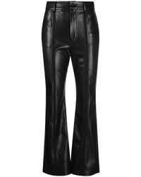 Nanushka - Cropped Kick Flare Trousers - Lyst