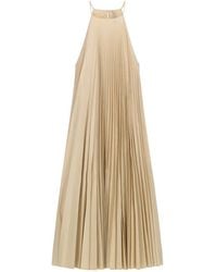 Liviana Conti - Federica Pleated Midi Dress - Lyst