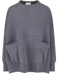 Ma'ry'ya - Side-Slit Pocket-Detail Sweater - Lyst