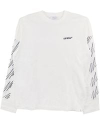 Off-White c/o Virgil Abloh - Camiseta con motivo de rayas - Lyst