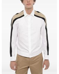 Neil Barrett - Modernist Contrast-Stripe Shirt - Lyst