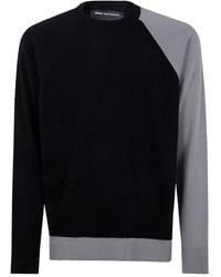 Y-3 - Viscose Blend Crew-Neck Sweater - Lyst