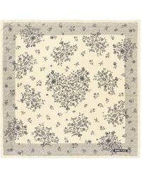 Bimba Y Lola - Two-Tone Lace Floral Scarf - Lyst
