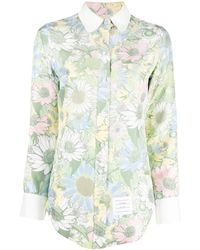 Thom Browne - Camicia A Fiori - Lyst
