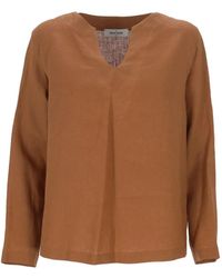 Gran Sasso - Blouse À Col V - Lyst