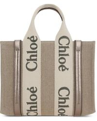 Chloé - Borsa Tote Woody Piccola - Lyst