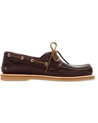 Timberland - Lace-Up Leather Boat Shoes - Lyst