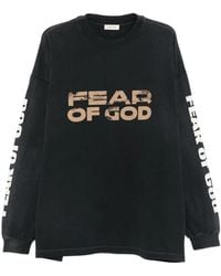 Fear Of God - Logo-Print Long-Sleeve T-Shirt - Lyst