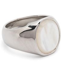 Tom Wood - Oval Mother-Of-Pearl Ring - Lyst