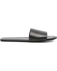 Kiton - Open-Toe Leather Sandals - Lyst