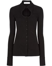 Proenza Schouler - Cut-Out Detail Shirt - Lyst