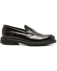 Canali - Mocassins En Cuir À Entaille Penny - Lyst