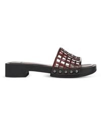 Vince - Barbara Mesh Stud Sandals - Lyst