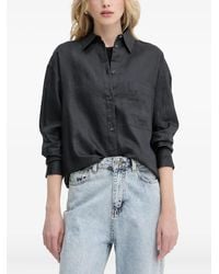 BOSS - Patch-Pocket Long-Sleeve Shirt - Lyst
