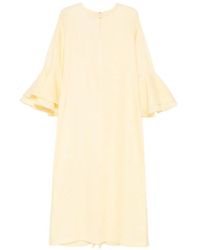 Bambah - Linen Ruffled Dress - Lyst