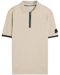 Sandbanks - Zip-Fastening Logo-Patch Polo Shirt - Lyst