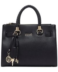 Liu Jo - Borsa A Tracolla Piccola Con Ciondolo Logo - Lyst