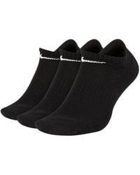 Nike - Cushioned Everyday Socks(Set Of Three) - Lyst