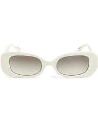 Linda Farrow - Lola Rectangle-Frame Sunglasses - Lyst