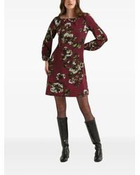 Maliparmi - Frosted Blossom Floral-Print Mini Dress - Lyst