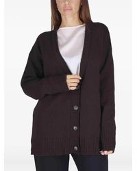 Maliparmi - Button V-Neck Cardigan - Lyst
