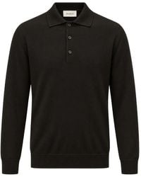 Diana Studio - Button-Up Long-Sleeve Polo Shirt - Lyst