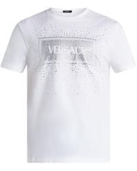 Versace - Crystal '90s Vintage Logo T-shirt - Lyst