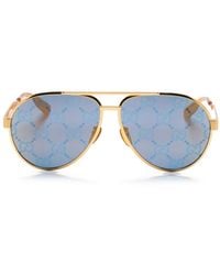 Gucci - GG Pilot-frame Sunglasses - Lyst