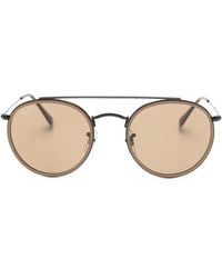 Ray-Ban - Round Double Bridge Sunglasses - Lyst