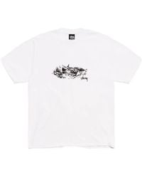 Stussy - Fawn Graphic T-Shirt - Lyst