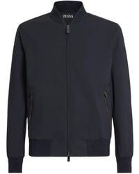 ZEGNA - Trofeo Elements Wool Bomber Jacket - Lyst