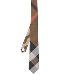 Burberry Cravatta a quadri - Marrone