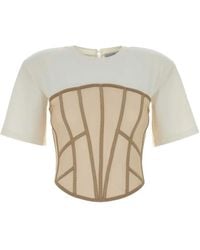 GIUSEPPE DI MORABITO - Bustier T-Shirt - Lyst