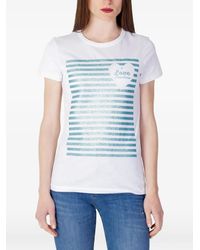 Love Moschino - Logo-Print Cotton T-Shirt - Lyst