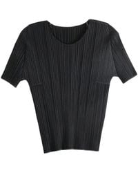 Pleats Please Issey Miyake - Pleated T-Shirt - Lyst