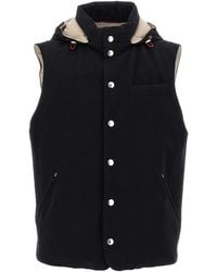Brunello Cucinelli - Gewatteerde Wollen Spencer - Lyst
