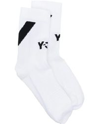 Y-3 - Socken mit Intarsien-Logo - Lyst