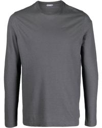 Zanone - Long-sleeved Cotton Sweatshirt - Lyst