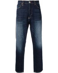 Philipp Plein - Carrot Fit Iconic Plein Straight-leg Jeans - Lyst