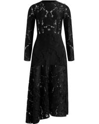 Patou - Asymmetric Lace Dress - Lyst