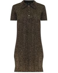 A.P.C. - Buttoned Collared Mini Dress - Lyst