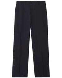 Burberry - Pantalon Sur Mesure En Coton - Lyst