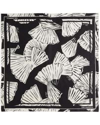 Karl Lagerfeld - Signature Schal mit Fächer-Print - Lyst