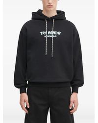 Aries - Drawstring Graphic-Print Hoodie - Lyst