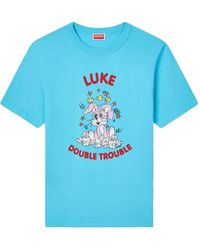 KENZO - Graphic Print T-Shirt - Lyst