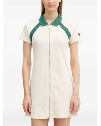 Fila - Belfiore Zip-Up Polo-Collar Mini Dress - Lyst