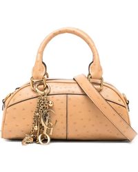 Chloé - Mini Bowling Tote Bag Mit Anhänger - Lyst