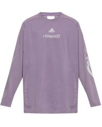 adidas - T-Shirt Con Stampa Grafica A Maniche Lunghe - Lyst