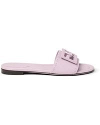 Fendi - Sandalen Mit Ziernähten - Lyst