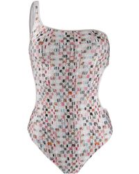 Missoni Asymmetrisch Badpak - Grijs